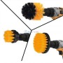 Jeu de 3 brosses à embout 6mm, diamètre 45,90,100mm en nylon ABC POWER | Pour perceuse et visseuse | MaBricole Algérie