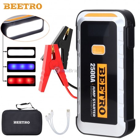 Booster de batterie 2500A Power Bank 25800mAh avec torche et pochette BEETRO | Batteries et chargeur | MaBricole Algérie