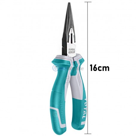 Herran Pince à Becs Courbés 6 Pouces - Outil Précision 55 Acier + ABS 16,5cm