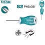 Tournevis philips S2 PH2 38mm TOTAL | THT26PH2038 | Tournevis | MaBricole | Algérie