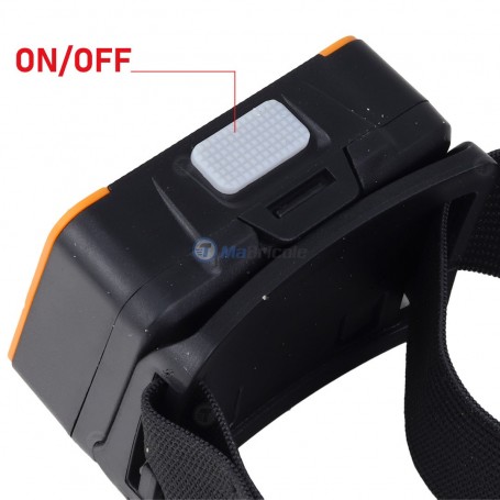 Lampe De Tête LED Princeton Tec - Torche Frontale Blanche Et Rouge, Idéale Pour Camping, Randonnée, Noir