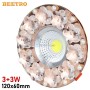 Lampe Spot LED Rond model fleur 3+3W 120*60mm Lumière blanche 6500K BEETRO | LA436-WH | Empoule, lampe led et spots | MaBricole Algérie