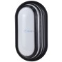 Lampe de cloison LED ovale étanche 24W Lumière blanche 6500K coleur NOIR BEETRO | Empoule, lampe led et spots | MaBricole Algérie