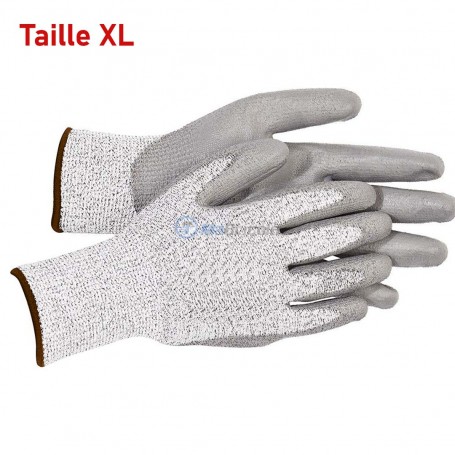 Gants de protection anti-coupeur coleur Gris taille XL | Protection des mains | MaBricole Algérie