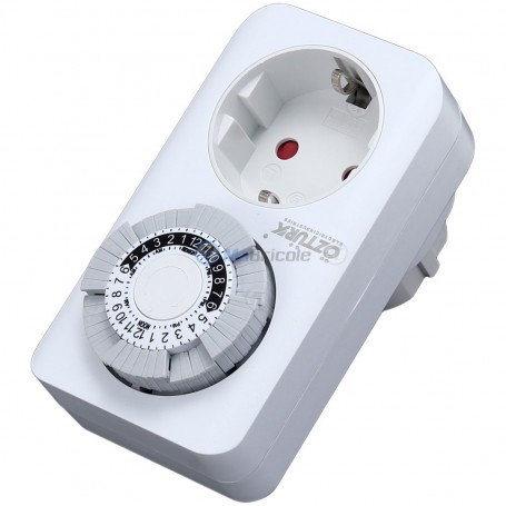 Prise Programmable, Minuterie De Branchement 24 Heures 16A OZTURK
