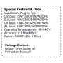 Prise Programmable digital, avec minuterie numérique 16A 230V OZTURK | Interrupteur et prise | MaBricole Algérie