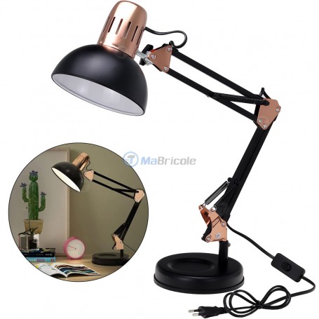 Lampe de bureau filaire mécanique, douille E27 avec interrupteur | Empoule, lampe led et spots | MaBricole Algérie