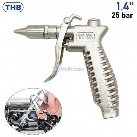 Soufflette, Pistolet à air en aluminum 1.4" 25 bar THB | Pour outillage à air comprimé | MaBricole Algérie