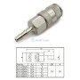 Coupleur Rapide D'Air S31-20SHA, Raccord pneumatique universel pour tuyau d'air ID.6mm 20Bar THB | S31-20SHA | Pour outillage à air comprimé | MaBricole Algérie