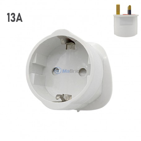 Adaptateur prise électrique anglaise 13A KHZO | Accessoires d'électricité | MaBricole Algérie