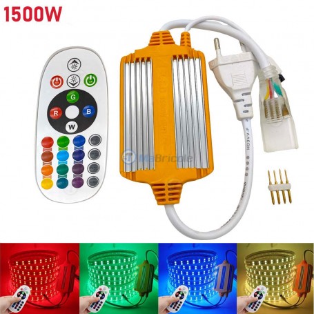 Contrôleur RGB 1500W, Contrôleur sans fil pour LED 16 types de couleurs CAMEL | Convertisseur et stabilisateur | MaBricole Algérie