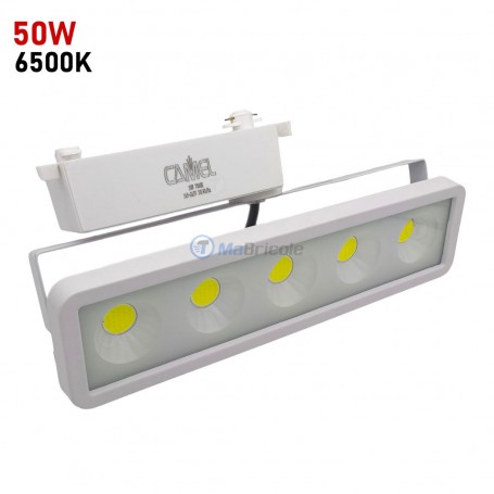 Projecteur LED sur rail 50W lumière blanche 6500K Model Blanc CAMEL | Empoule, lampe led et spots | MaBricole Algérie