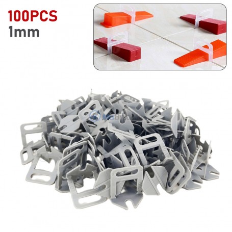 Système de nivellement de Faïence et carrelage, kit niveleur 1mm 100 PCS | SNFC1-100PC | Autre outils | MaBricole Algérie