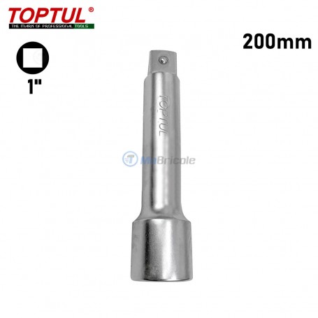 Barre d’extension 1" 200mm TOPTUL | Clé et douille | MaBricole Algérie