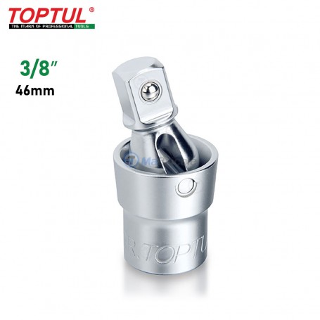 Adaptateur articulé universel, Rotule universelle à 45° 3/8″ 46mm TOPTUL | Clé et douille | MaBricole Algérie