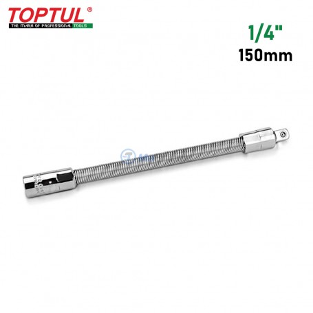 Barre d'extension flexible 1/4" 152mm TOPTUL | Pour perceuse et visseuse | MaBricole Algérie