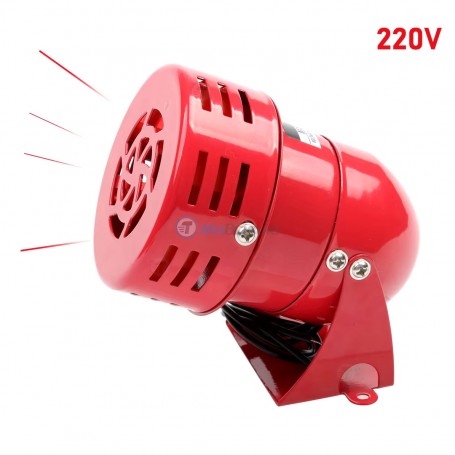 Mini sirène à moteur 220V Model MS-190 rouge AVEL | Accessoires d'électricité | MaBricole Algérie