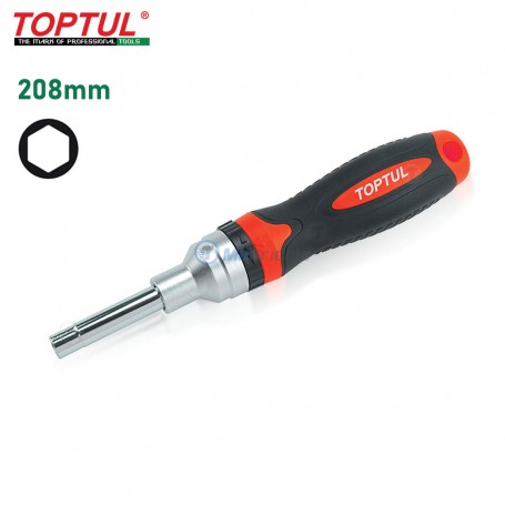 Tournevis à cliquet à couple élevé avec manche 02PCS 208mm TOPTUL | Tournevis | MaBricole Algérie