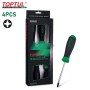 Lot de 4 tournevis cruciformes super grip PH0-PH3 TOPTUL | Tournevis | MaBricole Algérie