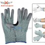 Gants de protection anti-coupure couleur gris & vert | Protection des mains | MaBricole Algérie