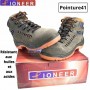 Bottes de travail au-dessus du genou avec Nez en acier antichoc, Oil and acid resistant pointure 41 PIONEER | Protection des pieds | MaBricole Algérie