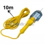 Baladeuse LED, lampe de travail LED cable 10m avec crochet | Lampe portative | MaBricole Algérie