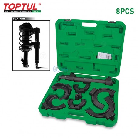 MaBricole | TOPTUL | Clé et douille | Kit d'extraction d'amortisseur à ressort MacPherson 3500Kg TOPTUL | JGAI0801