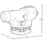 Niveau optique a rotation précise 32X IP54 avec valise CROWN | CT44043 32X | Mesure et contrôle | MaBricole Algérie