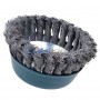 Brosse soucoupe torsadées, ∅75mm 8500rpm gris HONESTPRO |YAG0506 | Pour meuleuse | MaBricole Algérie