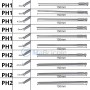 طقم لقم مفك براغي فيليبس .10 قطع , 150 مم فليبيس 1و 2 مغناطيسي هوناست برو |YAD0292 | لمفكات البراغي و المثقاب | مابريكول الجزائر