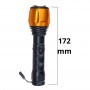 Lampe torche LED portatif rechargeable ZOOM ajustable 3 modes BEETRO | LA212 | Lampe portative | MaBricole Algérie