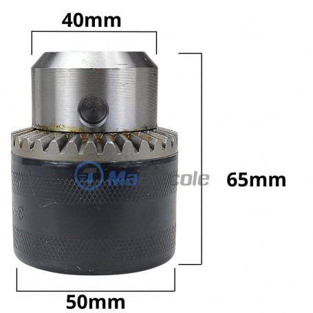 Mandrin Auto-Serrant 1.5-13mm Avec Adaptateurs - Compatible Perceuses Et Visseuses Filetage 1/2-20UNF