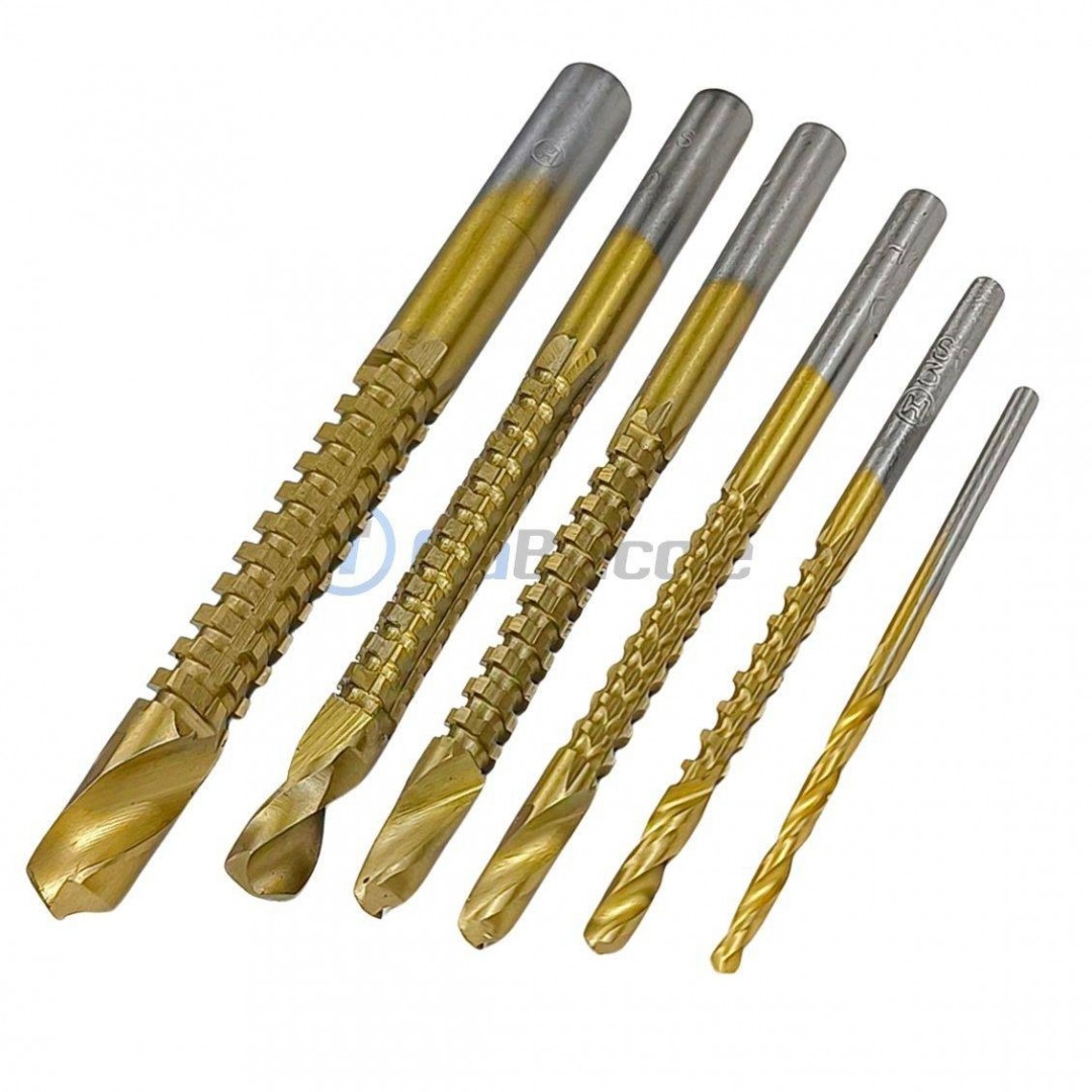 Honest Pro Plus Jeu 6Pcs Mèches en acier haute vitesse HSS ∅ 2mm-8mm HONEST PRO | YAT1190