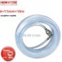 Tuyau d'air 10m PVC pression de service 10bar éclatement 40Mpa avec raccord rapide HONESTPRO | YAA0120