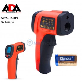 Thermomètre infrarouge sans contact -50°C - 550°C pour tester la chaleur a distance ADA | A00223