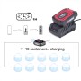 Pistolet à peinture sans fil sans batterie 20V buse Φ1.8mm & Φ2.6mm réservoir 1000 ml WORCRAFT | CSG-S20LIA