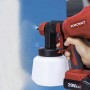 Pistolet à peinture sans fil sans batterie 20V buse Φ1.8mm & Φ2.6mm réservoir 1000 ml WORCRAFT | CSG-S20LIA
