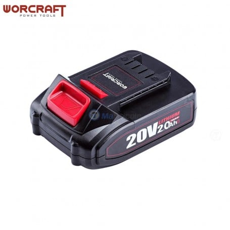 MaBricole | WORCRAFT | Batteries et chargeur | Batterie 20V 2.0Ah Lithium-ion One For All WORCRAFT | CLB-20V-2.0HC