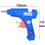 Pistolet à colle chaude 20W Ø7mm 100-240V 50-60Hz Bleu | Pistolet à colle | MaBricole Algérie