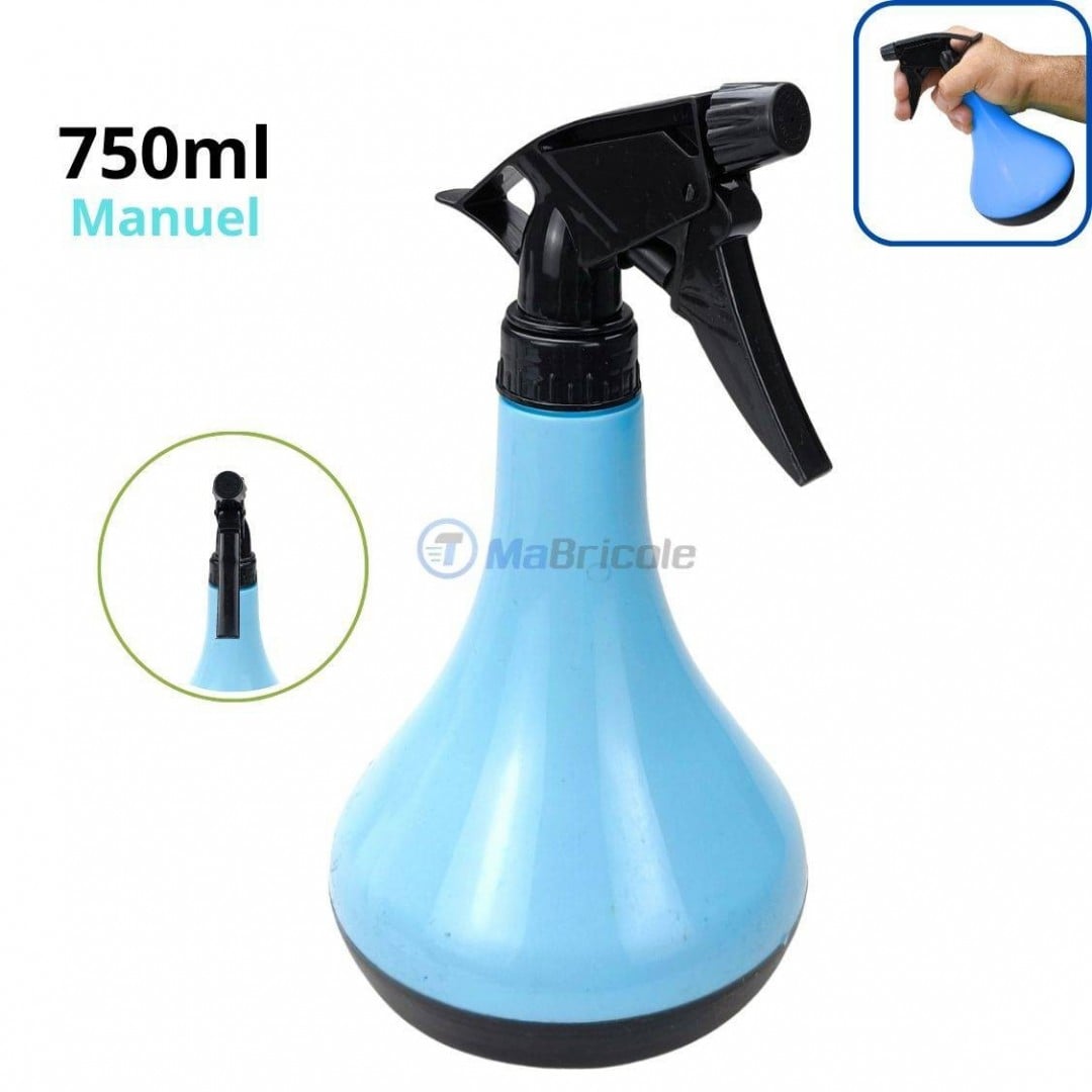 Lot De 10 Flacons Pulvérisateurs 750 Ml HDPE Avec Pistolet Réglable - Idéal Jardin, Nettoyage, Atelier