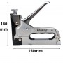 Agrafeuse ,Pistolet à agrafes manuel 1.2mm dim 140×150mm avec un jeu d'agrafes TOPFINE | 170105 | Autre outils | MaBricole Algérie