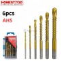 Jeu 6Pcs Mèches en acier haute vitesse HSS ∅ 2mm-8mm HONEST PRO | YAT1190 | Pour perceuse et visseuse | MaBricole Algérie