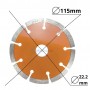 Disque diamant 115x2×22.2mm pour Brique et Maçonnerie orange ZHWEI | Pour meuleuse | MaBricole Algérie