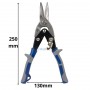 مقص قاطع الصفائح المعدنية نوع مستقيم 250 مم كروم فاناديوم توبفاين | 170502 | مقصات | مابريكول الجزائر