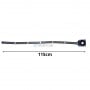 Règle de mesure noire multi-angle pliable de 115 cm avec plusieurs points de pivotement.
