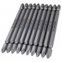 Jeu de 10 PCS embouts PH2 x 110mm tête Aimanté TOPFINE | TF230101 | Pour perceuse et visseuse | MaBricole Algérie