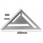 Équerre Triangle d'angle 90°-45° 300×300×430 mm en aluminium YDS | Outils de mesure | MaBricole Algérie