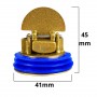 Grille de sol pour salle de bain anti-odeurs et insectes 45×41mm en cuivre | GSSB-4541 | Plomberie et chauffage | MaBricole Algérie