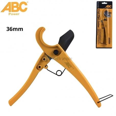 MaBricole | ABC POWER | Outils de découpe | Coupe tube, Coupe-tuyau en PVC 36 mm longueur 200 mm ABCPOWER | AC18623