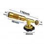 pistolet à flamme , tête chalumeau à gaz soudage au butane 116×52mm en cuivre | Soudage à flamme | MaBricole Algérie